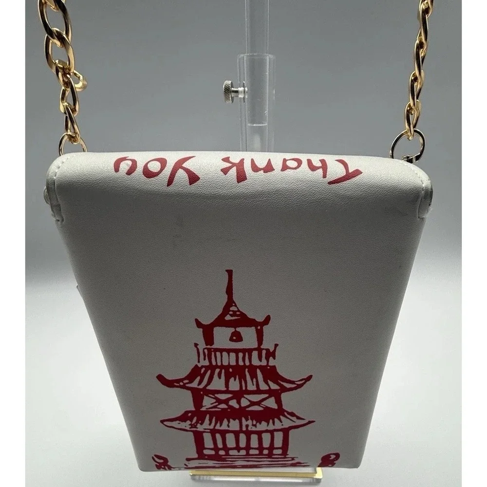 Chinese Take Out Takeout Clutch Thank‎ You BAG Purse Takeout Crossbody Bag